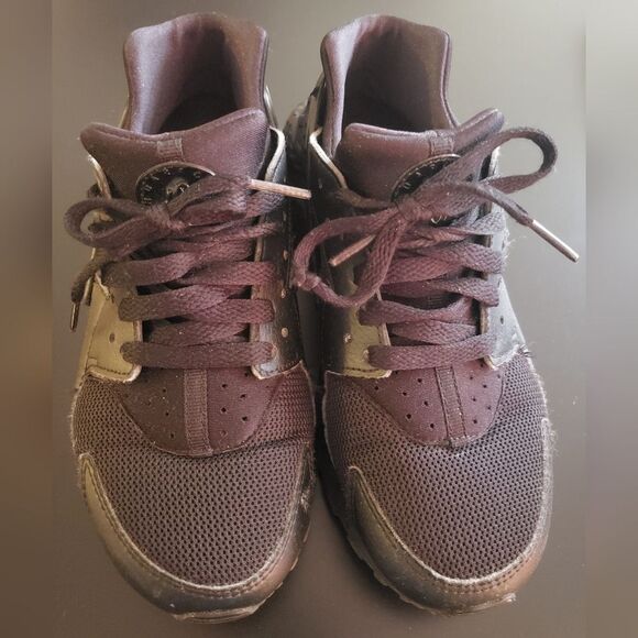 Nike Air Huarache Black Sz 6Y - Picture 5 of 10